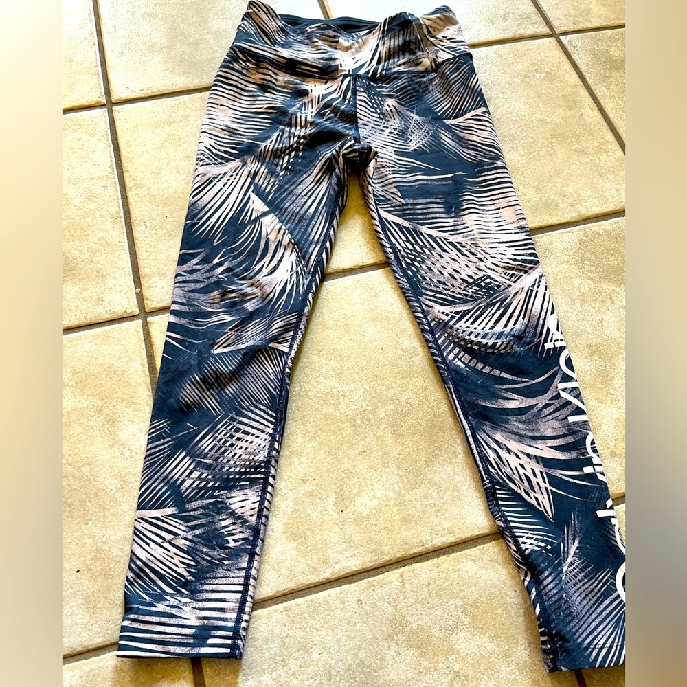 Calvin Klein Performance Wick Leggings Blue/Purple pattern